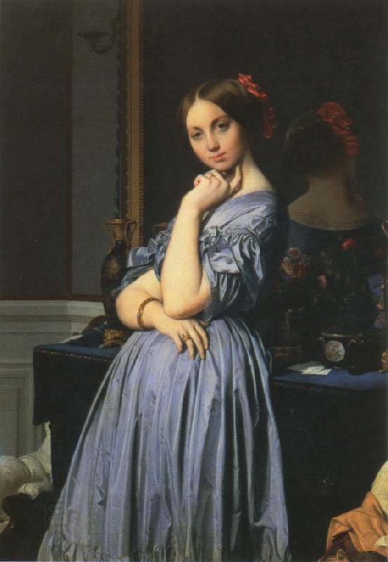 Jean-Auguste Dominique Ingres comtesse d haussonville oil painting picture